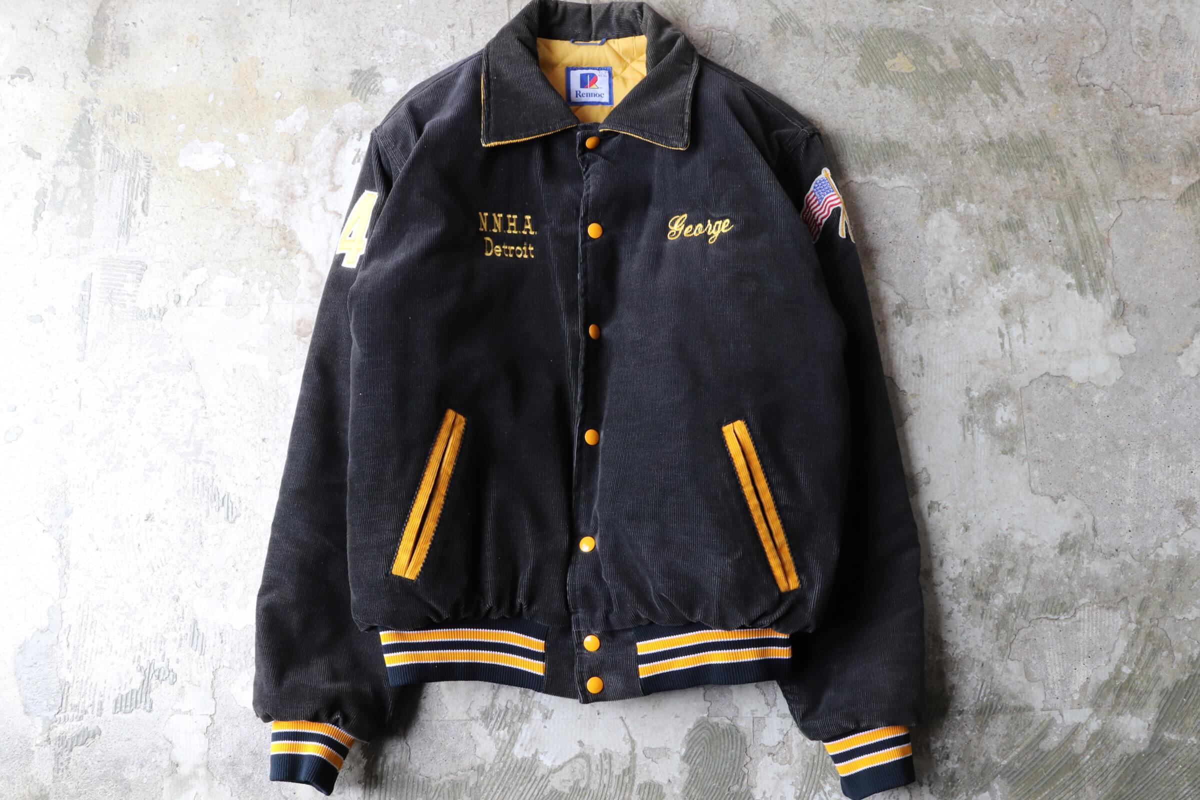 1980S RENNOC CORDUROY STADIUM JACKET